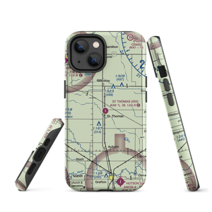 St Thomas Municipal Airport (4S5) VFR Sectional  Tough iPhone Case