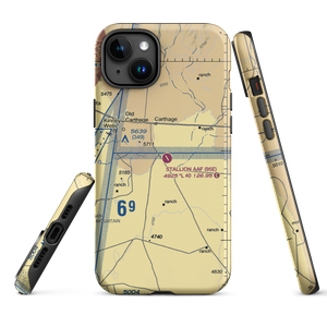 Stallion Army Air Field (95E) VFR Sectional  Tough iPhone Case