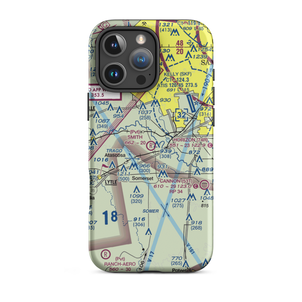 Star Smith Field (3XS5) VFR Sectional  Tough iPhone Case iPhone 16 Pro Max model shown