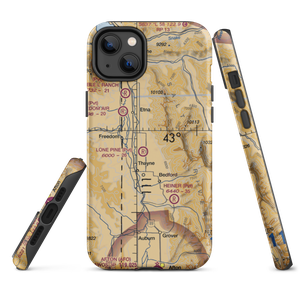 Star Valley Ranch Airport (WY39) VFR Sectional  Tough iPhone Case