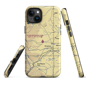 Starr Browning Airstrip (8S0) VFR Sectional  Tough iPhone Case