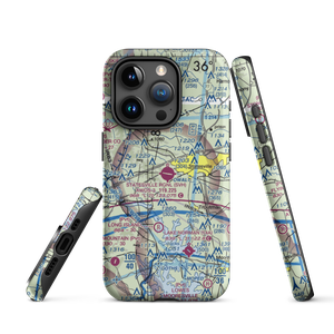 Statesville Regional Airport (SVH) VFR Sectional  Tough iPhone Case