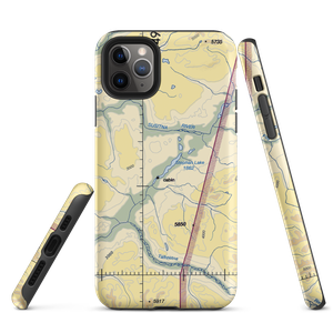 Stephan Lake Lodge Airport (AK61) VFR Sectional  Tough iPhone Case