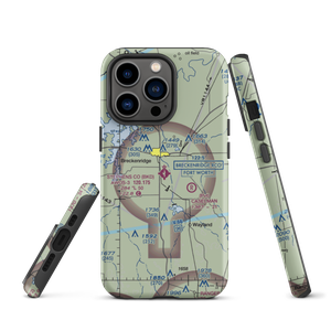 Stephens County Airport (BKD) VFR Sectional  Tough iPhone Case