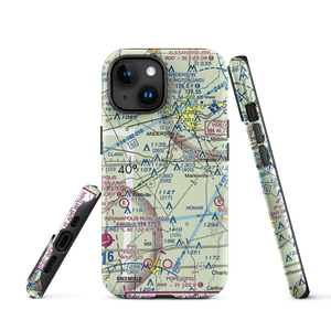 Stephenson Airport (IN32) VFR Sectional  Tough iPhone Case