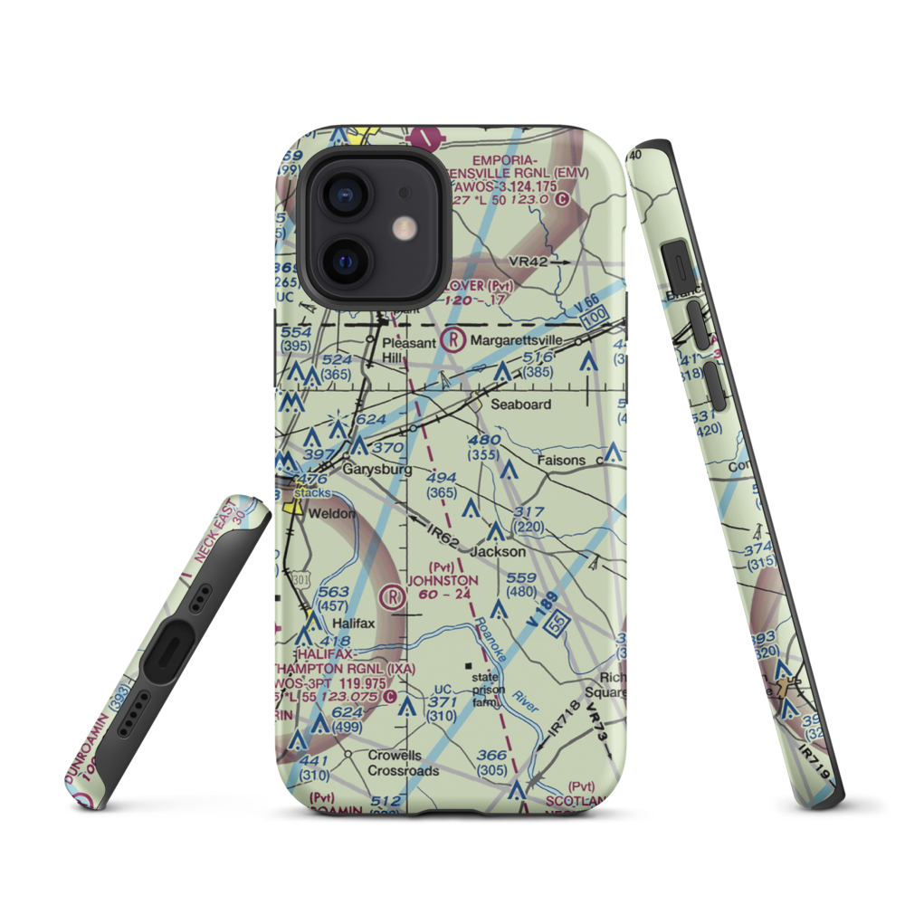 Stephenson Farms Airport (US-0035) VFR Sectional  Tough iPhone Case iPhone 12 model shown