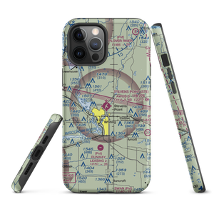 Stevens Point Municipal Airport (STE) VFR Sectional  Tough iPhone Case