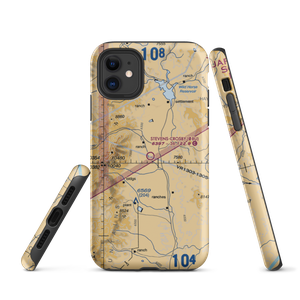 Stevens-Crosby Airport (08U) VFR Sectional  Tough iPhone Case