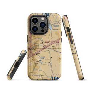 Stevens-Crosby Airport (08U) VFR Sectional  Tough iPhone Case