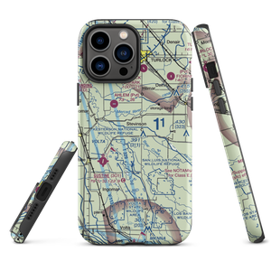 Stevinson Strip (CA45) VFR Sectional  Tough iPhone Case