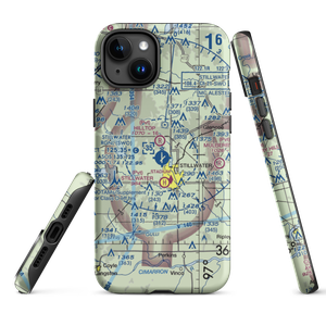 Stillwater Regional Airport (SWO) VFR Sectional  Tough iPhone Case