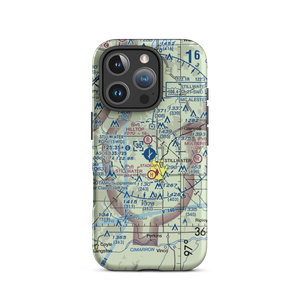 Stillwater Regional Airport (SWO) VFR Sectional  Tough iPhone Case
