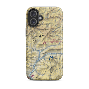 Stocking Meadows Airport (ID33) VFR Sectional  Tough iPhone Case