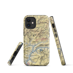 Stocking Meadows Airport (ID33) VFR Sectional  Tough iPhone Case