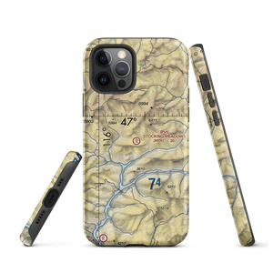 Stocking Meadows Airport (ID33) VFR Sectional  Tough iPhone Case