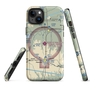Stockton / Rooks County Regional (KRCP) VFR Sectional  Tough iPhone Case