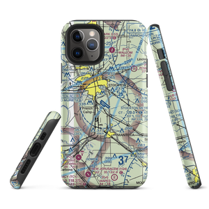 Stockton Metropolitan Airport (SCK) VFR Sectional  Tough iPhone Case