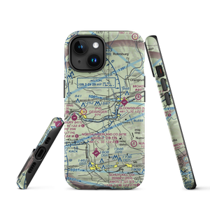 Stone Castle Motel Airport (PA44) VFR Sectional  Tough iPhone Case