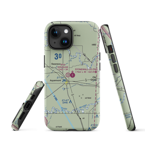 Stonewall County Airport (T60) VFR Sectional  Tough iPhone Case