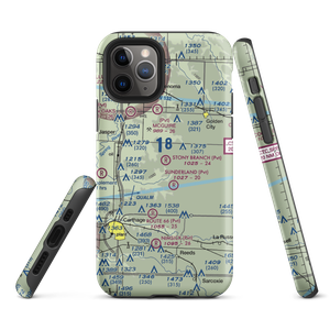 Stony Branch Airport (78MU) VFR Sectional  Tough iPhone Case