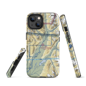 Stony Mountain Lodge Airport (AK53) VFR Sectional  Tough iPhone Case
