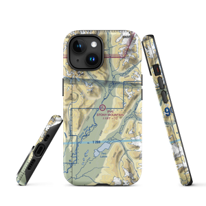 Stony Mountain Lodge Airport (AK53) VFR Sectional  Tough iPhone Case