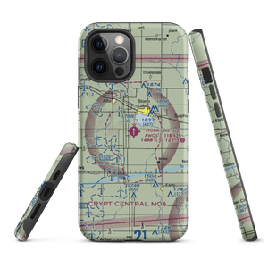 Storm Lake Municipal Airport (SLB) VFR Sectional  Tough iPhone Case
