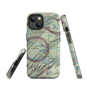 Stottle Memorial Heliport (02P) VFR Sectional  Tough iPhone Case