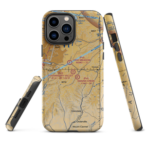 Strawberry Valley Estates Airport (UT24) VFR Sectional  Tough iPhone Case