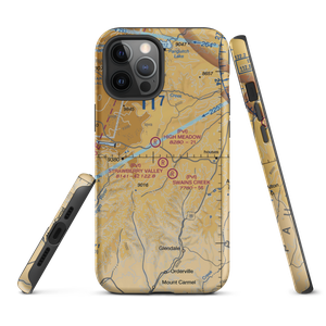 Strawberry Valley Estates Airport (UT24) VFR Sectional  Tough iPhone Case