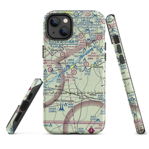 Striplin Airfield (AL62) VFR Sectional  Tough iPhone Case