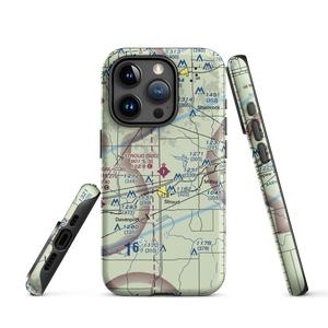 Stroud Municipal Airport (SUD) VFR Sectional  Tough iPhone Case