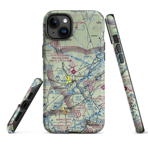 Stroudsburg Pocono Airport (N53) VFR Sectional  Tough iPhone Case