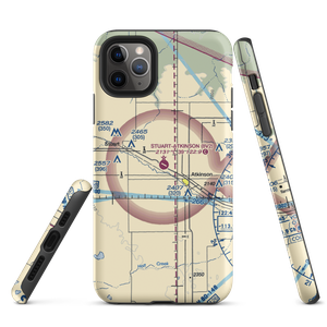 Stuart Atkinson Municipal Airport (8V2) VFR Sectional  Tough iPhone Case