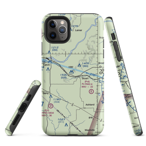 Stuart Mountain Airpark (OL19) VFR Sectional  Tough iPhone Case