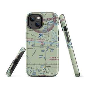 Stuber Flying Ranch Airport (2KS2) VFR Sectional  Tough iPhone Case