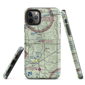 Stupek Farms Airport (8WI8) VFR Sectional  Tough iPhone Case