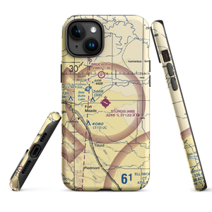 Sturgis Municipal Airport (49B) VFR Sectional  Tough iPhone Case