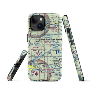 Sue Rock International Airport (IS93) VFR Sectional  Tough iPhone Case