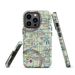 Sue Rock International Airport (IS93) VFR Sectional  Tough iPhone Case