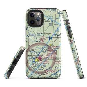 Sugar Creek Farm Airport (3IL9) VFR Sectional  Tough iPhone Case