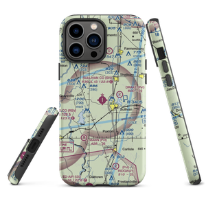 Sullivan County Airport (SIV) VFR Sectional  Tough iPhone Case