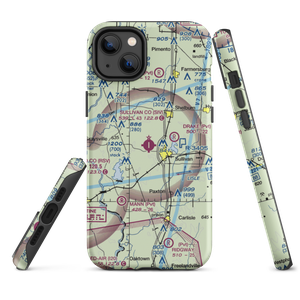 Sullivan County Airport (SIV) VFR Sectional  Tough iPhone Case