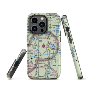 Sullivan County Airport (SIV) VFR Sectional  Tough iPhone Case