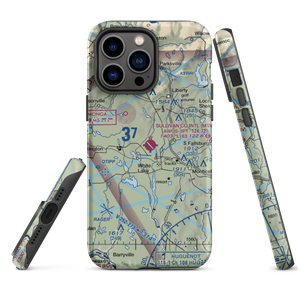 Sullivan County International Airport (MSV) VFR Sectional  Tough iPhone Case