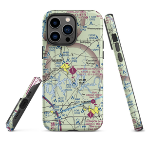 Sumner County Regional Airport (XNX) VFR Sectional  Tough iPhone Case