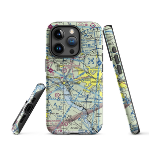 Sunburst Field (4PA7) VFR Sectional  Tough iPhone Case