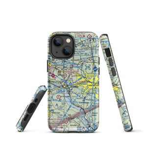 Sunburst Field (4PA7) VFR Sectional  Tough iPhone Case