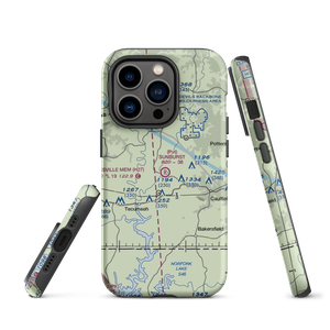 Sunburst Ranch Airport (MU48) VFR Sectional  Tough iPhone Case