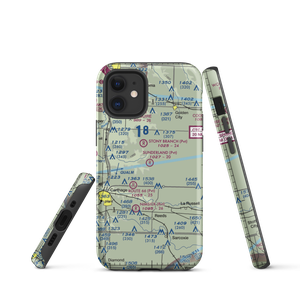 Sunderland Airport (0MU1) VFR Sectional  Tough iPhone Case